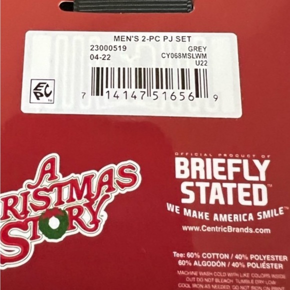 Men’s “A Christmas Story” Pj’s NWT size XL and come from a smoke free home. - Picture 3 of 3